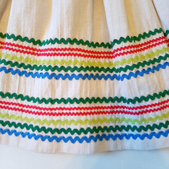 Miss Pat California vintage 1960s zig zag pattern A-line skirt - Picture 2 of 8